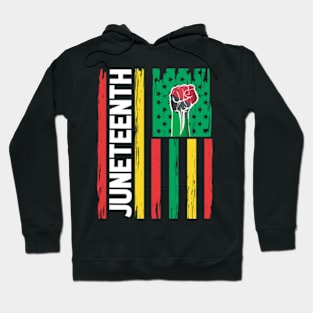 juneteenth celebrate freedom american flag Juneteenth Hoodie